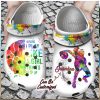 Custom Name Number Basketball Girl Crocs