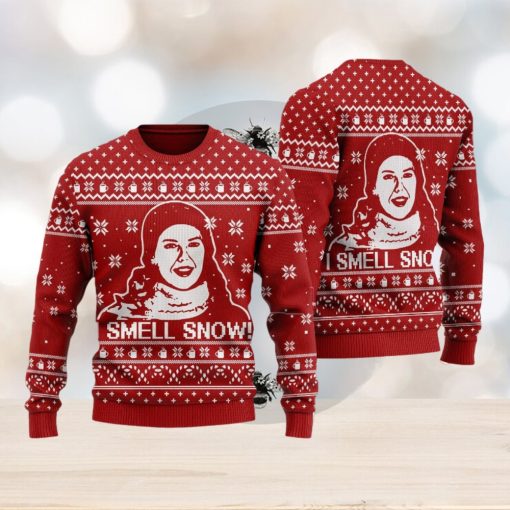 I Smell Snow Quotes 3D All Over Printed US Comedy Movie Ugly Christmas Sweater Gift For Men Women