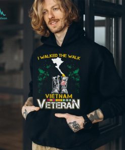 I Walked The Walk Vietnam Veteran Classic T Shirt, hoodie, sweater, long sleeve and tank top I Walked The Walk Vietnam Veteran Classic T Shirt