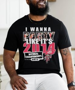 I Wanna Party Like It’s 2014 National Championships Ohio State Buckeyes Shirt, hoodie, sweater, long sleeve and tank top I Wanna Party Like It’s 2014 National Championships Ohio State Buckeyes Shirt