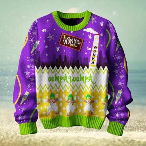 I Wonka Bar Oompa Loompa Ugly Christmas Sweater