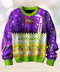 I Wonka Bar Oompa Loompa Ugly Christmas Sweater