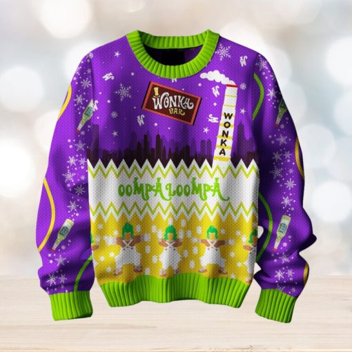 I Wonka Bar Oompa Loompa Ugly Christmas Sweater