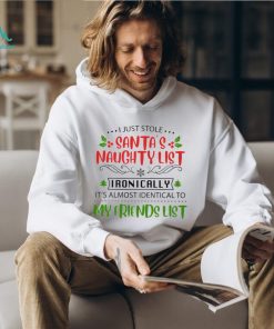 I just stole santa's naughty list Classic T Shirt