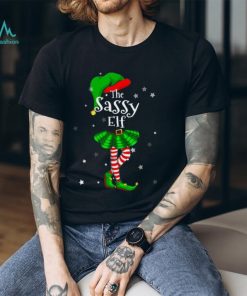 I'm The Sassy Elf T Shirt Matching Christmas Costume Shirt T Shirt