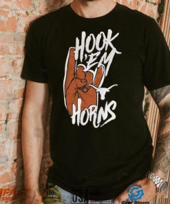 Image One Adult Texas Longhorns Burnt Hook 'Em Horns T Shirt