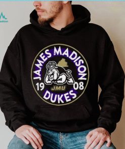 Image One James Madison Dukes Black Mascot Circle T Shirt