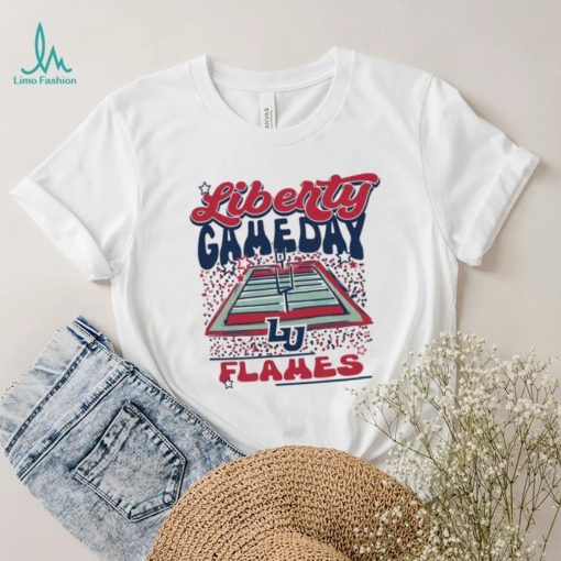 Image One Liberty Flames White Gameday Stadium T Shirt