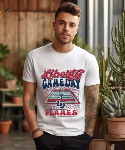 Image One Liberty Flames White Gameday Stadium T Shirt, hoodie, sweater, long sleeve and tank top Image One Liberty Flames White Gameday Stadium T Shirt