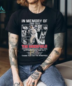 In Memory Of 1966 – 2023 Tim Wakefield Pittsburgh Pirates 1992 – 1993 Boston Red Sox 1995 – 2011 Thank You For The Memories T Shirt