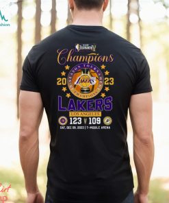 In Season Tournament Champions 2023 Los Angeles Lakers 123 – 109 Indiana Pacers Sat, Dec 09, 2023 T Mobile Arena T Shirt, hoodie, sweater, long sleeve and tank top In Season Tournament Champions 2023 Los Angeles Lakers 123 – 109 Indiana Pacers Sat, Dec 09, 2023 T Mobile Arena T Shirt