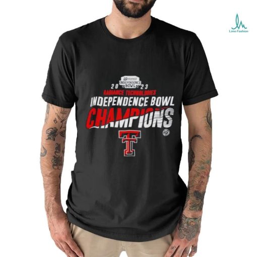Independence Bowl 2023 Champions Texas Tech Red Raiders Logo T Shirt
