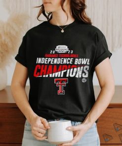Independence Bowl 2023 Champions Texas Tech Red Raiders Logo T Shirt