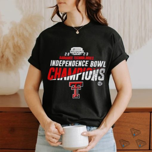 Independence Bowl 2023 Champions Texas Tech Red Raiders Logo T Shirt