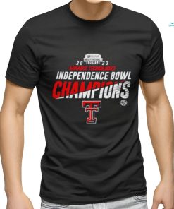Independence Bowl 2023 Champions Texas Tech Red Raiders Logo T Shirt