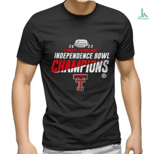 Independence Bowl 2023 Champions Texas Tech Red Raiders Logo T Shirt