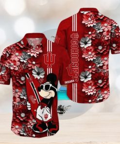 Indiana Hoosiers Hawaiian Shirt Mickey Love Surfing Trending Summer Gift