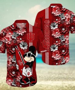 Indiana Hoosiers Hawaiian Shirt Mickey Love Surfing Trending Summer Gift