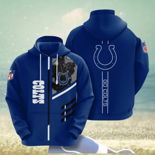Indianapolis Colts American Football 3D Printed Hoodie Ver 1