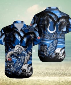 Indianapolis Colts Mascot Design NFL Hawaiian Shirt, Indianapolis Colts Gear