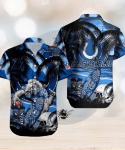 Indianapolis Colts Mascot Design NFL Hawaiian Shirt, Indianapolis Colts Gear