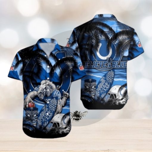 Indianapolis Colts Mascot Design NFL Hawaiian Shirt, Indianapolis Colts Gear