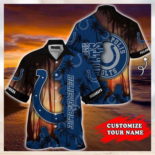 Indianapolis Colts NFL Customized Summer Hawaii Shirt For Sports Enthusiasts