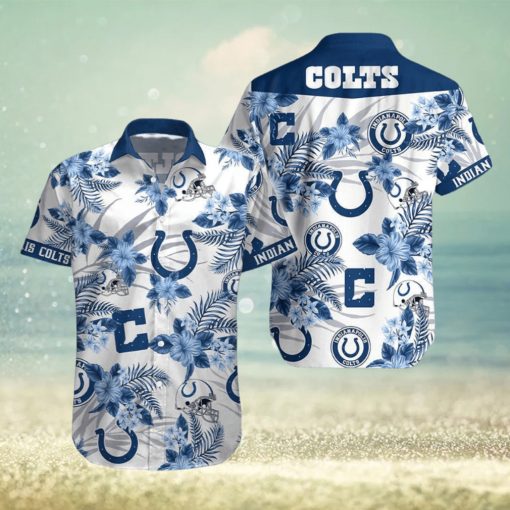 Indianapolis Colts Nfl Design 9 Beach Hawaiian Shirt Men And Women For Fans Gift