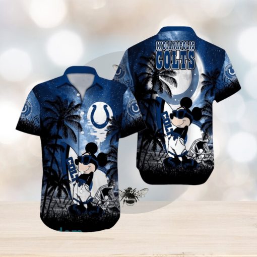 Indianapolis Colts Nfl Team Logo Baby Yoda Hawaiian Shirt