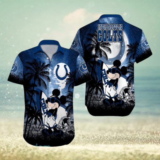 Indianapolis Colts Nfl Team Logo Baby Yoda Hawaiian Shirt