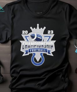 Indianapolis Colts Shirt NFL 2023 Championship Crown Logo Shirt Gift Shirt