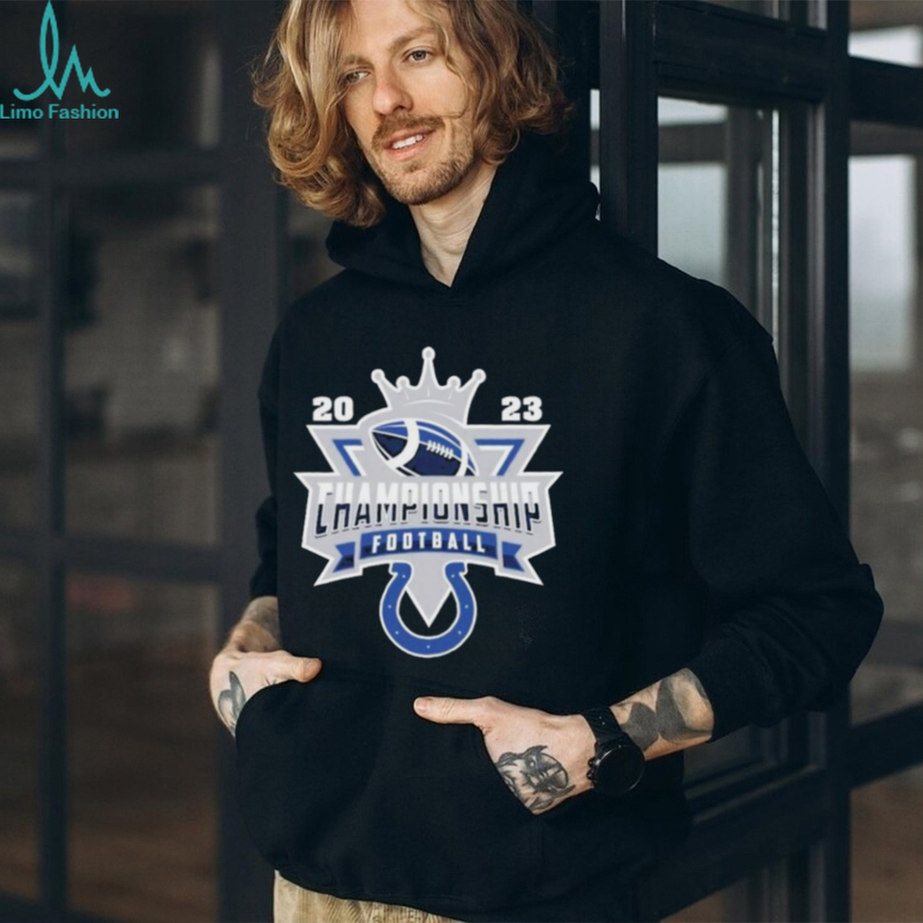 Indianapolis Colts Shirt NFL 2023 Championship Crown Logo Shirt Gift Shirt Indianapolis Colts Shirt NFL 2023 Championship Crown Logo Shirt Gift Shirt