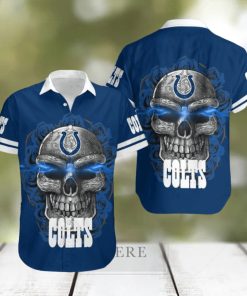 Indianapolis Colts Skull 3D Hawaiian Shirt Summer Collection