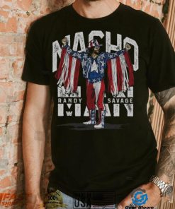 Infant 500 Level Black Macho Man Randy Savage Stars & Stripes Shirt