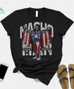 Infant 500 Level Black Macho Man Randy Savage Stars & Stripes Shirt