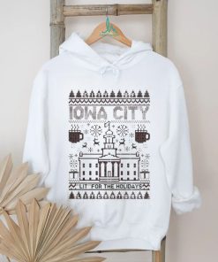 Iowa City Lit For The Holidays Christmas Raygun Shirt