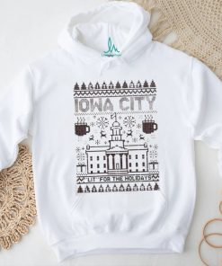 Iowa City Lit For The Holidays Christmas Raygun Shirt