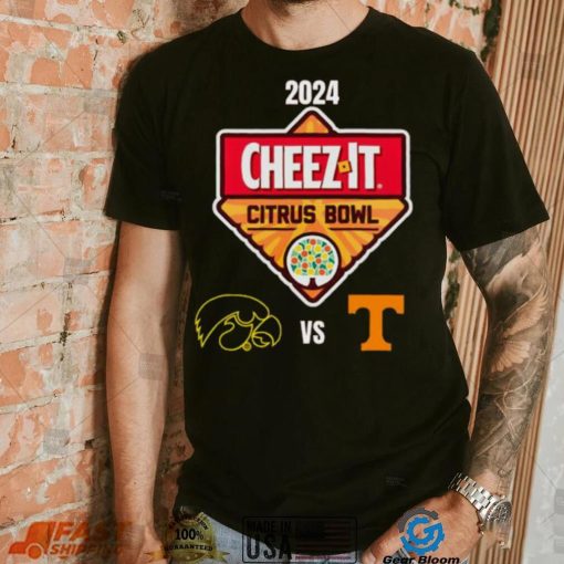 Iowa Hawkeyes vs Tennessee Volunteers 2024 Vrbo Fiesta Bowl shirt