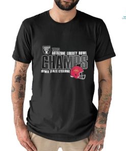 Iowa State Cyclones 2023 Liberty Bowl Champions Helmet T Shirt