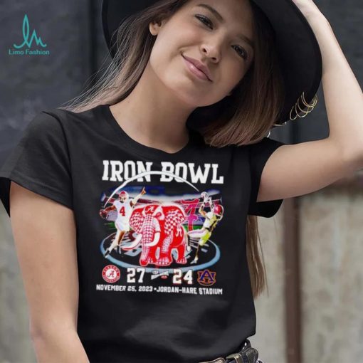 Iron Bowl Alabama 27 24 Auburn November 25 2023 shirt