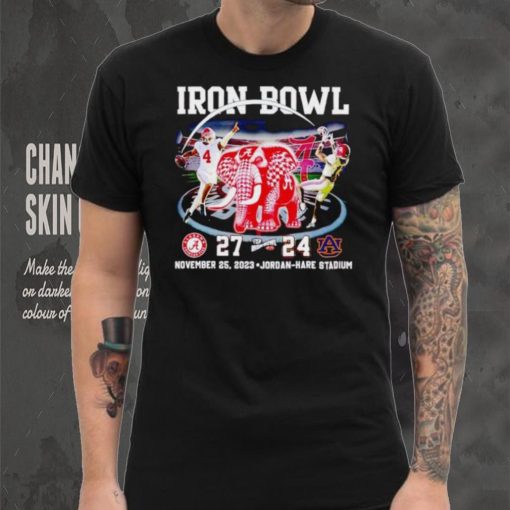 Iron Bowl Alabama 27 24 Auburn November 25 2023 shirt