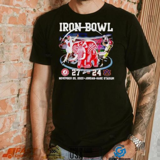 Iron Bowl Alabama 27 24 Auburn November 25 2023 shirt