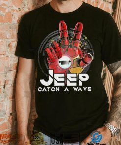 Iron man Hand Jeep Catch A Wave Shirt