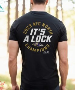 It's A Lock Baltimore Ravens 2023 Afc North Division Champions Trophy Collection Shirt