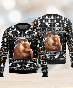 It’s Dangerous to go Alone Lord of the Rings Ugly Christmas Sweater