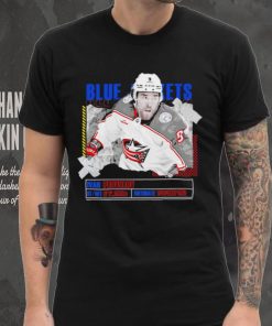 Ivan Provorov Columbus Blue Jackets ice hockey player information paper shirt