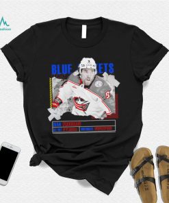 Ivan Provorov Columbus Blue Jackets ice hockey player information paper shirt
