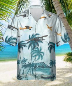 J 3 Cub J3 Veteran US Aircraft Coconut Hawaiian Shirt Aloha Summer Gift Aircraft Veteran Hawaii Beach Shirt