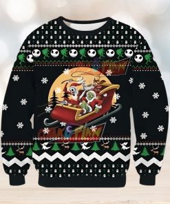 Jack And Grinch Knitting Ugly Christmas Sweater Xmas 3D Printed Christmas Sweater Gift