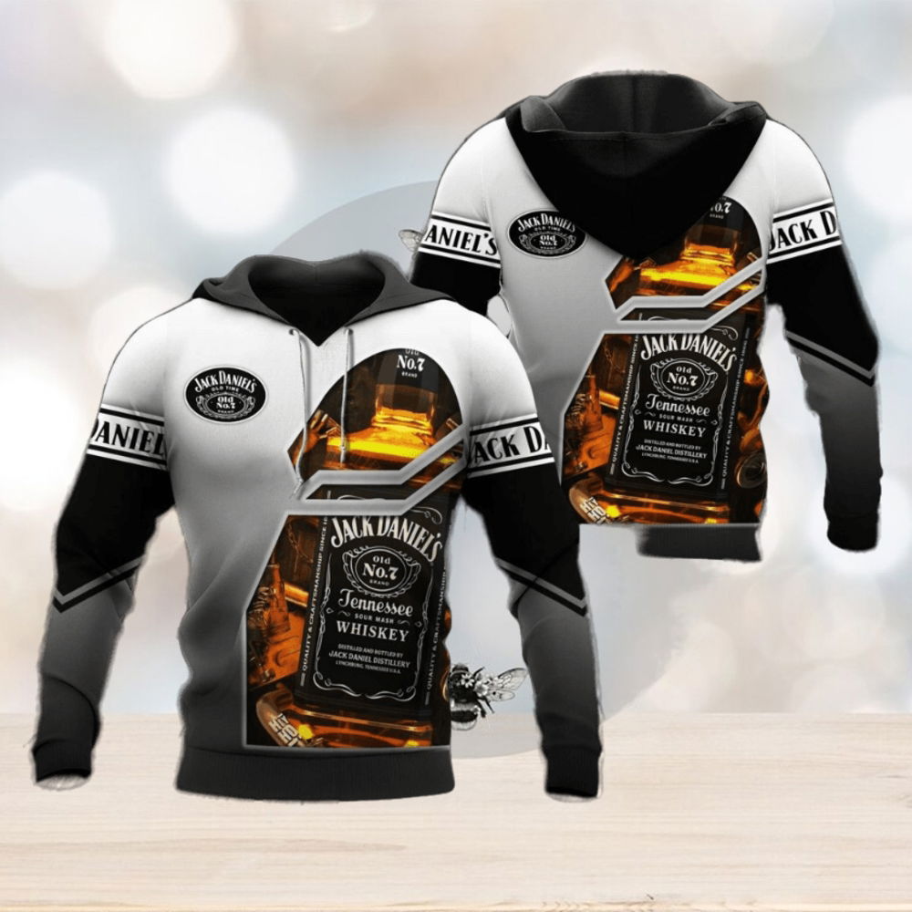 Jack Daniel’s Whiskey White Pullover Hoodie Jack Daniel’s Whiskey White Pullover Hoodie